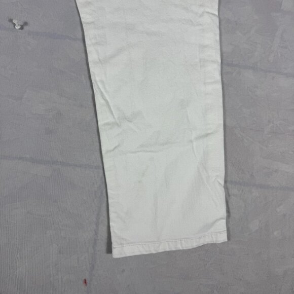 Tommy Hilfiger Boyfriend Jeans Womens White Denim 5-Pocket Modern Style Size 14 - Picture 7 of 16